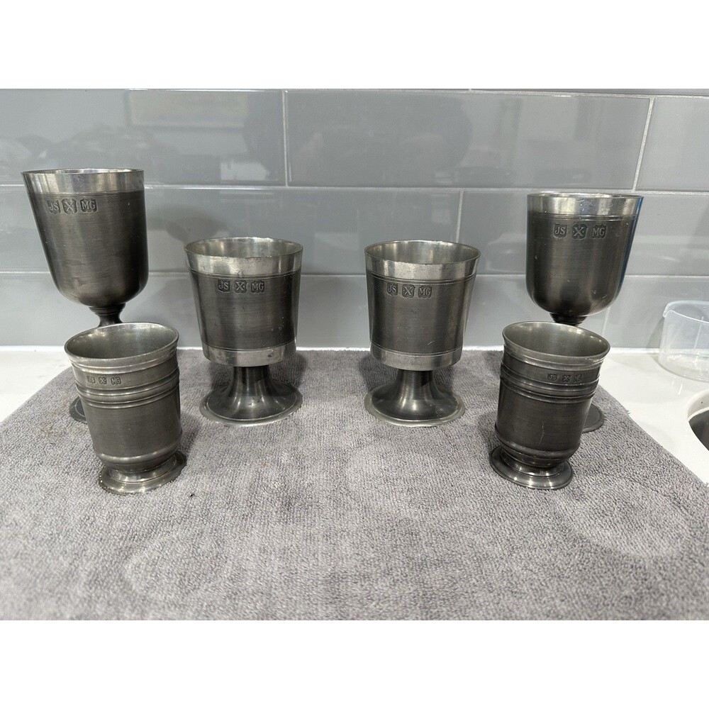 Vintage Pewter Decorative  by John Somers, Brazil Pewter Lot